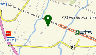 富士見諏訪神社庭の地図画像