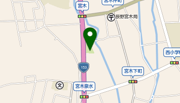 辰野公園の地図画像