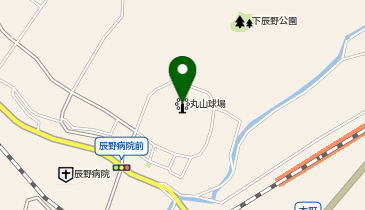 辰野球場の地図画像