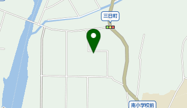 三日町公民館の地図画像