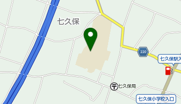 七久保小学校体育館の地図画像