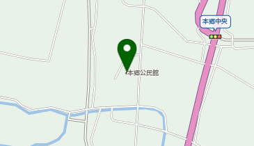 本郷公民館の地図画像