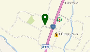 神子柴公民館駐車場の地図画像