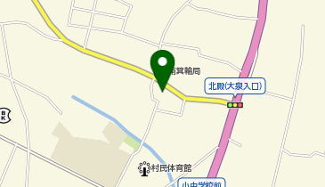 北殿公民館の地図画像