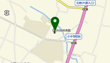南箕輪村民体育館の地図画像