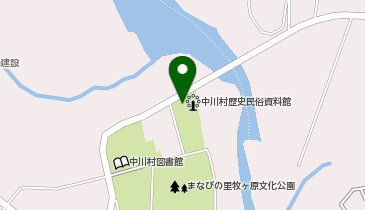 中川村高齢者創作館の地図画像