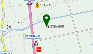 宮田村民会館の地図画像