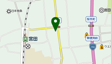 町2地区高齢者支え合い拠点施設の地図画像