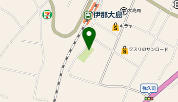 松川公園の地図画像