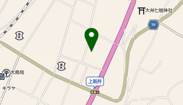 上新井コミュニティセンターの地図画像