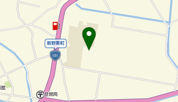 新野学校グランドの地図画像