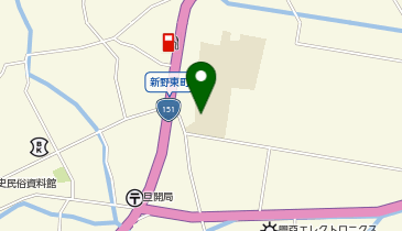 阿南第二中学校体育館の地図画像