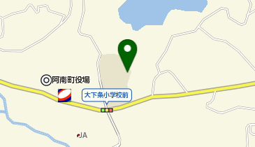 大下条小学校体育館の地図画像