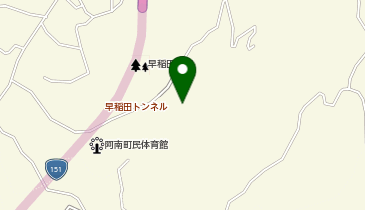 阿南少年自然の家の地図画像