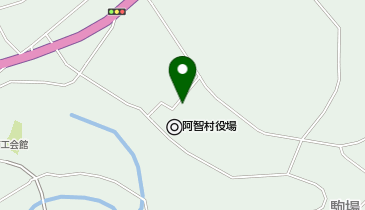 阿智村北側駐車場の地図画像