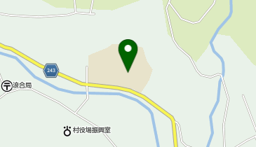 浪合小学校校庭の地図画像