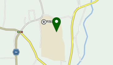 阿智高等学校第二体育館の地図画像