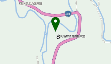 旧清内路中学校・清内路体育館の地図画像