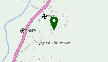 下清内路集会所の地図画像