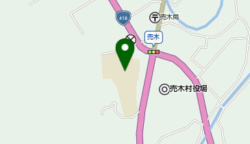 売木小中学校校庭の地図画像