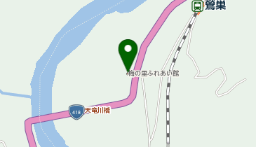 鶯巣梅の里ふれあい館の地図画像