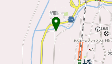 上松陸送トラック駐車場の地図画像