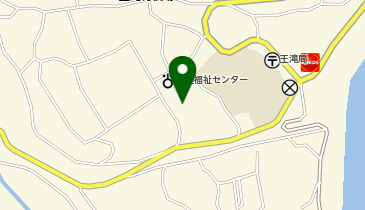 王滝村保育園庭の地図画像