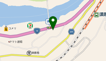 須原地区館の地図画像