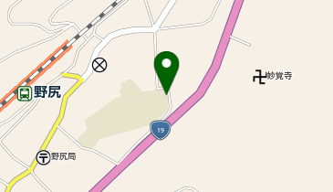 大桑小学校体育館の地図画像