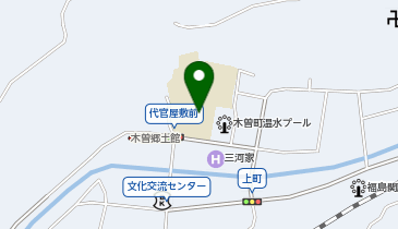 福島小学校校庭の地図画像