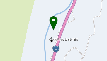 ふるさと体験館きそふくしま広場の地図画像