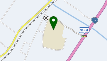 日義小中学校校庭の地図画像