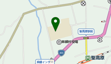 麻績小学校校庭の地図画像