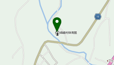 麻績村体育館の地図画像