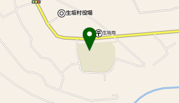生坂中学校の地図画像
