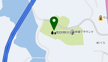 筑北村防災公園(サッカー場)の地図画像