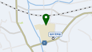 筑北小学校 校庭の地図画像