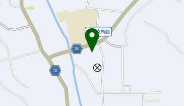 筑北村公民館の地図画像