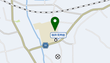筑北小学校の地図画像