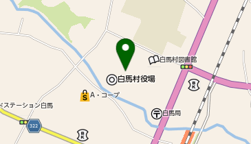 白馬村多目的研修集会施設の地図画像