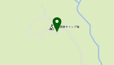 雨飾高原キャンプ場体験交流センターの地図画像