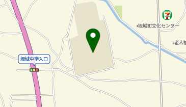 坂城中学校の地図画像