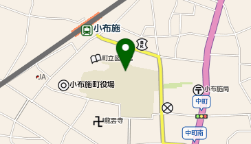 小布施町文化体育館の地図画像