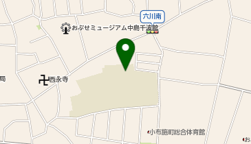 小布施中学校の地図画像