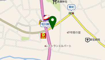 小布施町南公園駐車場の地図画像