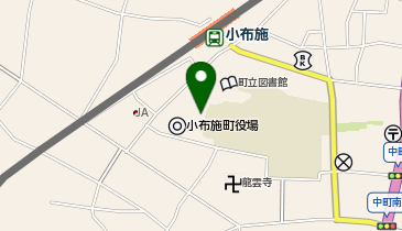小布施町立公民館・講堂の地図画像