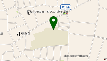 小布施中学校・体育館の地図画像