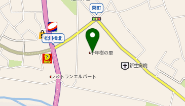 小布施町健康福祉センターの地図画像