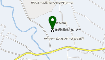 高山村保健福祉総合センターの地図画像