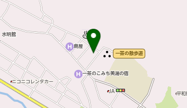 湯田中共益会館の地図画像